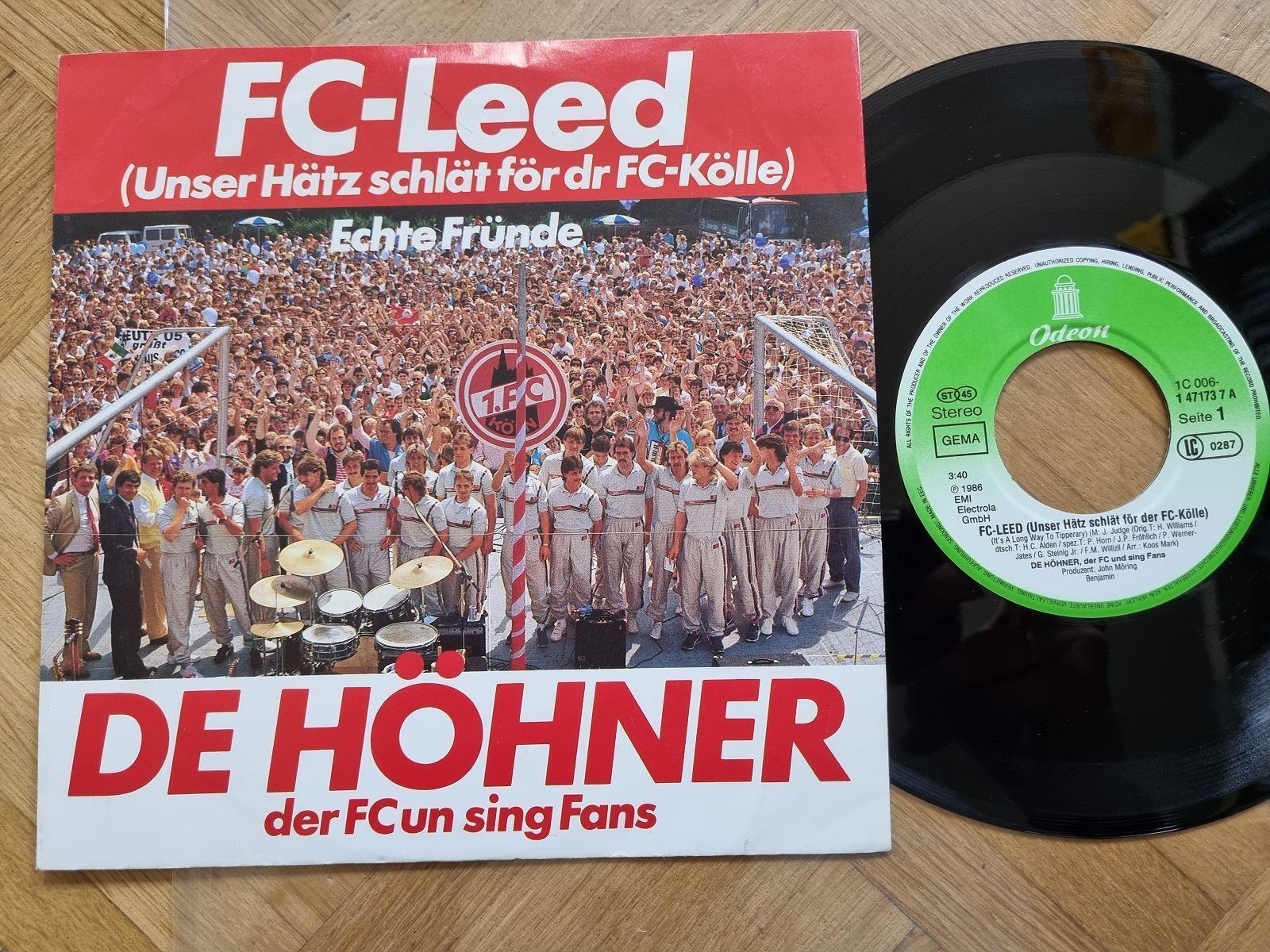7"" Single De Höhner - FC-Leed/ Echte Fründe Vinyl Germany