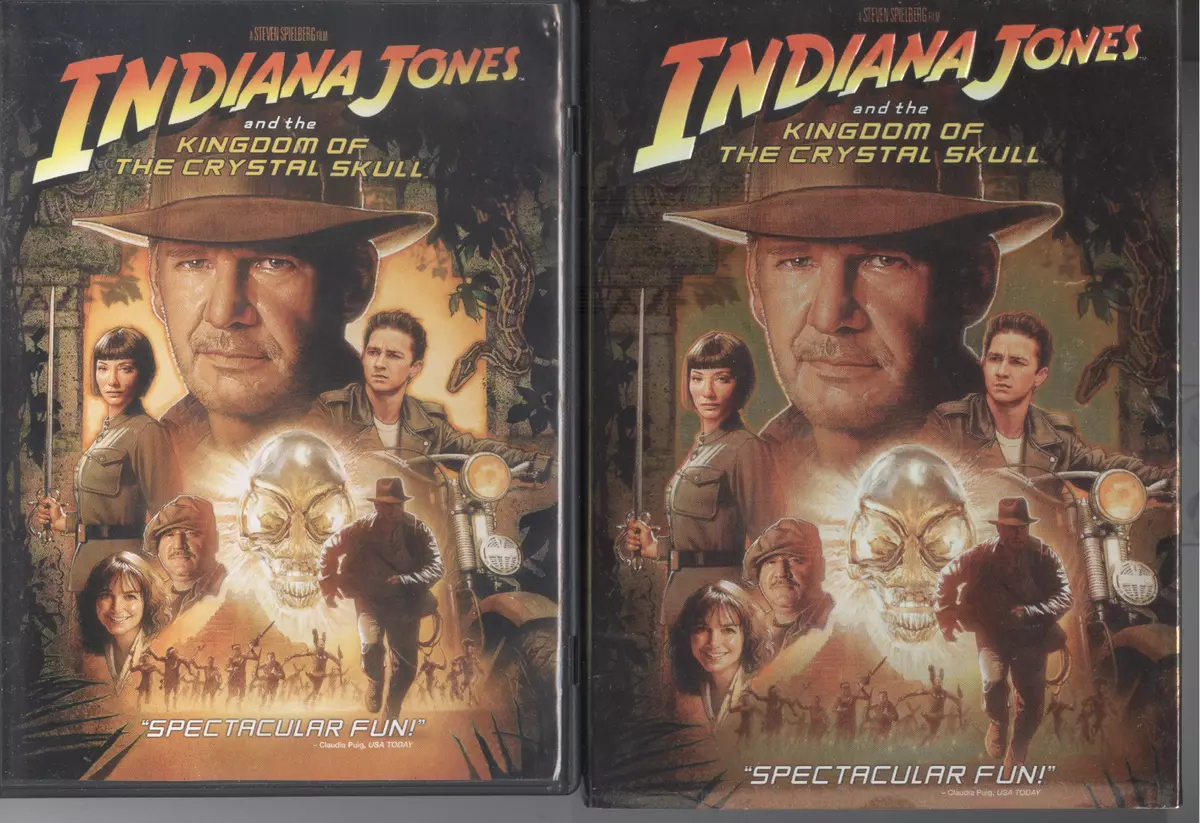 Indiana Jones and the Kingdom of the Crystal Skull (DVD, 2008) Harrison Ford