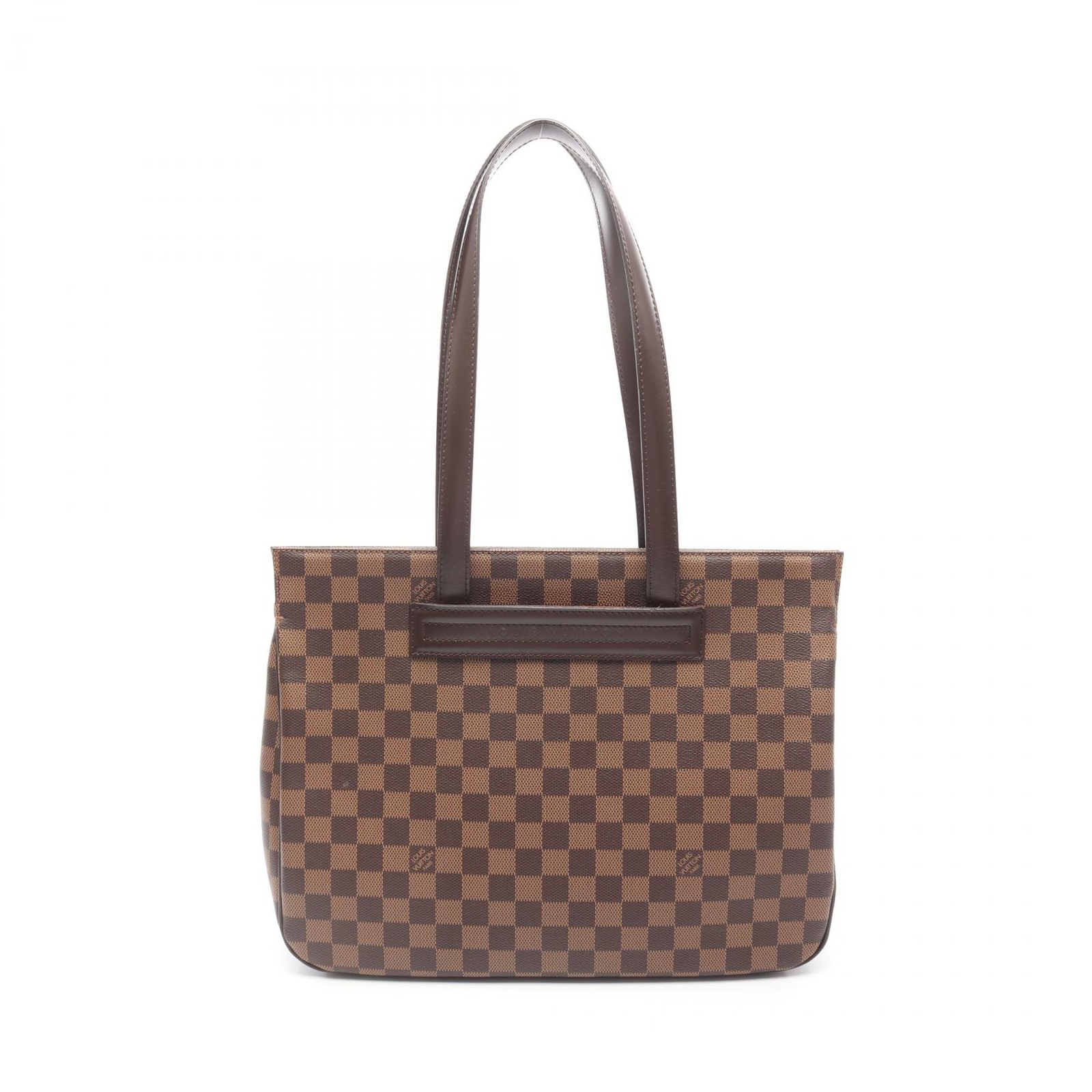 LOUIS VUITTON Parioli PM Tote Shoulder Bag in Damier Ebene Brown N51123 Pre-Owned for Women-image