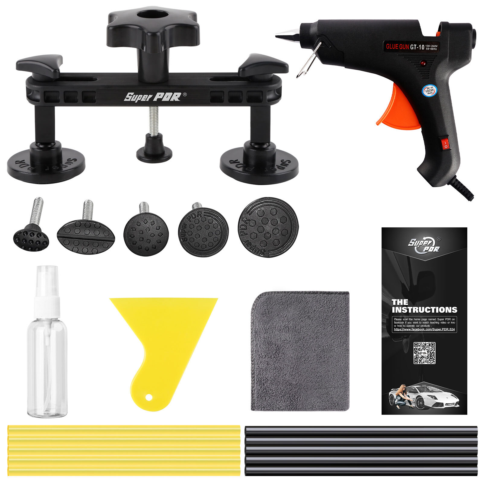 Auto-Dellen-Reparatur-Set Mit Kaltkleber - Professionelles Beulenentferner Werkzeug