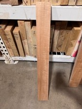 Curly Maple   Roasted Figured neck blank 30.5"x3.5"x 1.3" Strat Tele KD  Wide