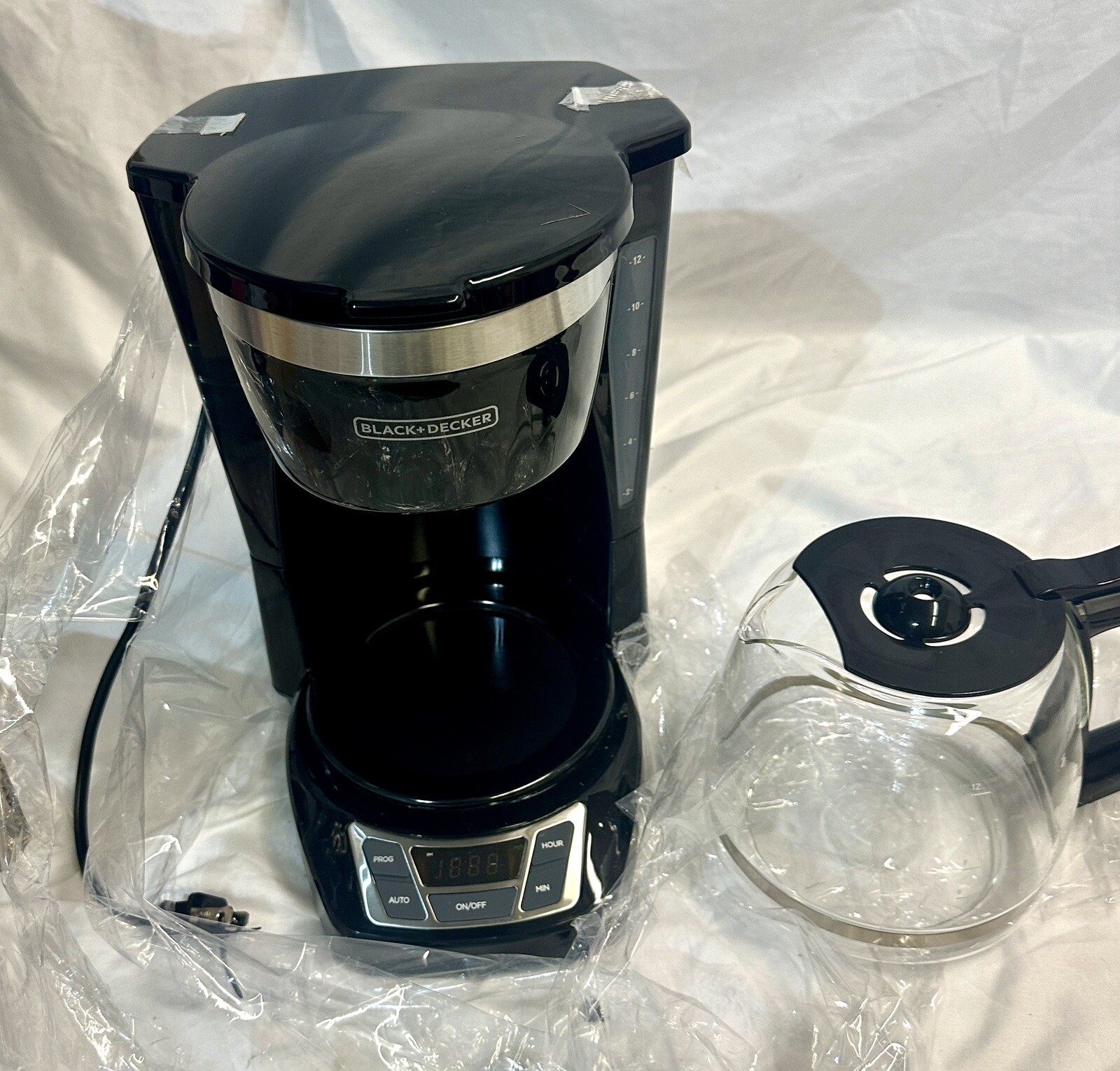BLACK+DECKER CM2035B 12Cup Thermal Coffee Maker Black/Silver Programable 885874473224 eBay