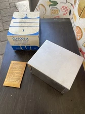 Bud Industries Aluminum Natural Finish / Snap Or Screw Type Minibox CU-3005-A