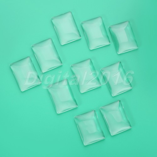 Transparent Rectangle Clear Glass Cabochon Dome Glass Cover 18*25mm-48*68mm - Picture 9 of 16