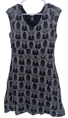MERRELL Womens M Select Wick Black/Gray Flora Deco Short Dress Burnout Outdoor