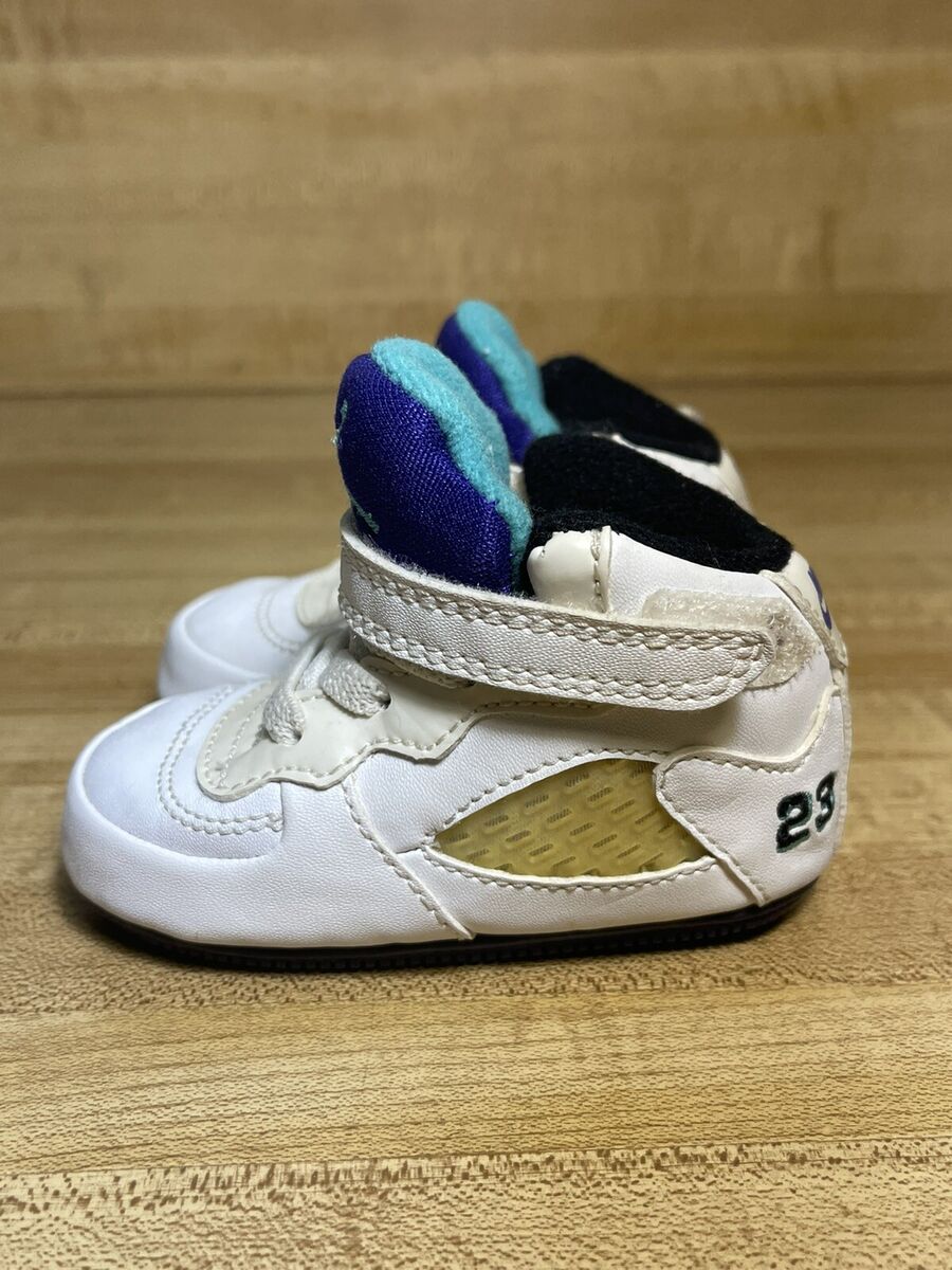 Nike Air Jordan 5 Retro Grape Toddler Size 3C Kids Shoes Nike Air Jordan 5 Retro Grape Toddler Size 3C Kids Shoes