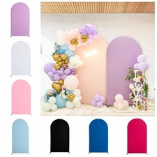 Double Sided Arch Backdrop Cover Arched Shape Backdrop Cover Wedding Flower Door