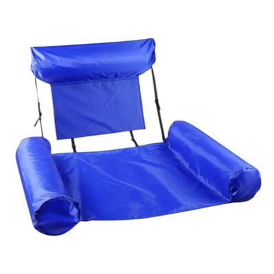 Aufblasbarer Poolstuhl Wasser Hängematte Schwimmsessel Luftmatratze Lounger 