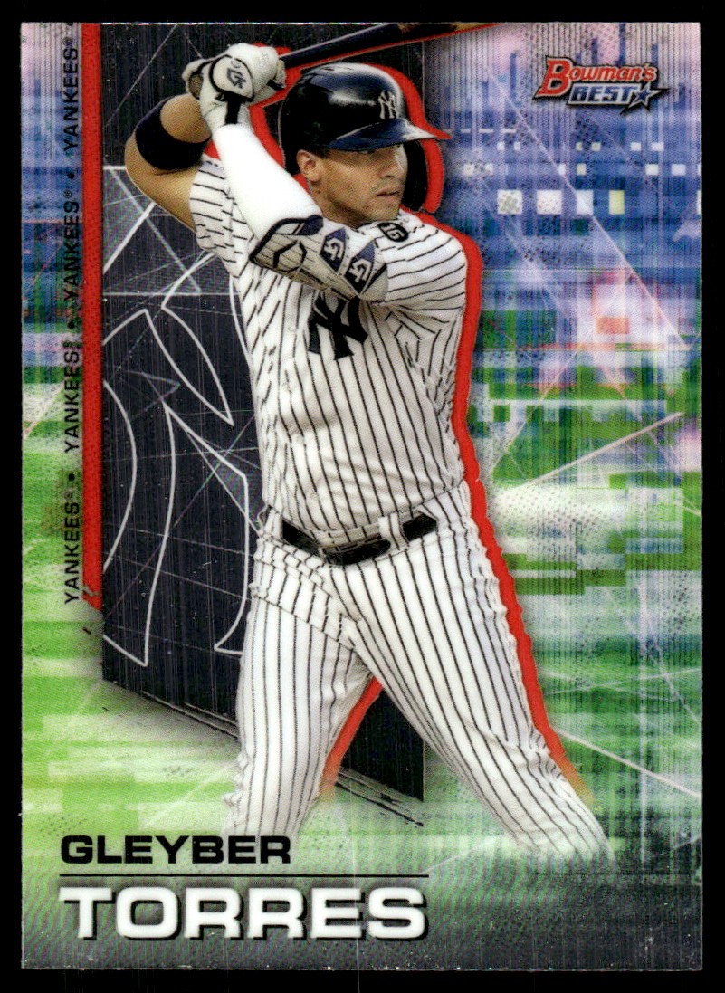 Gleyber Torres 2021 Bowman's Best #63 Yankees MLB READ FREE SHIP AutographDen