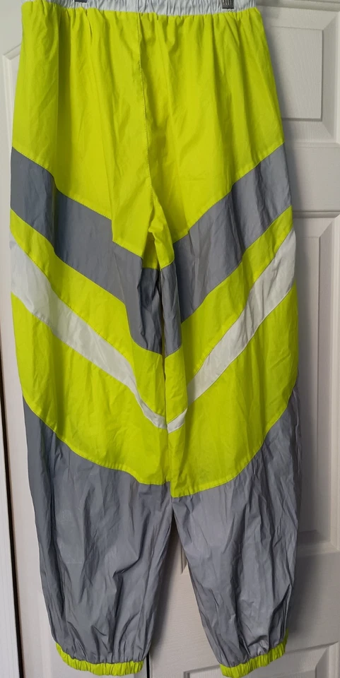 Daisy High Visibility Silver & Yellow Safety Reflective Pants Water Resistant  L - Image 2 of 4