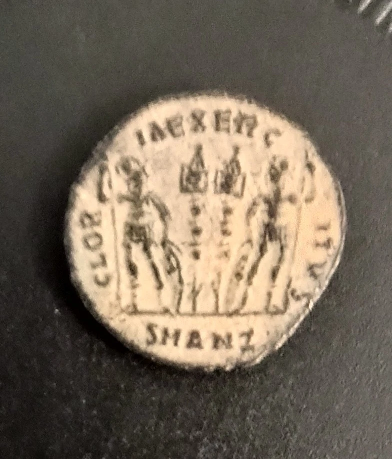 316-337 AD Roman Imperial Constantine II AE Follis 2.39g Antioch Ancient Coin - Image 2 of 2