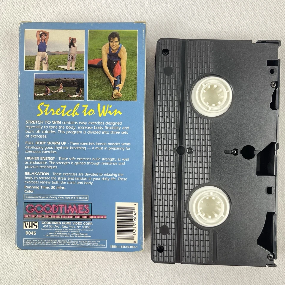 Original 29 Minute Stretch To Win Workout (VHS, 1987) Goodtimes - Image 2 of 2