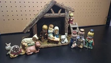 Vintage NATIVITY Set 15 Pcs.