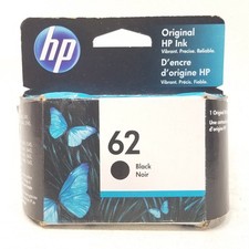 HP 62 Black Original Ink Cartridge - C2P04A - Expired JAN 2023 NEW SEALED BOX