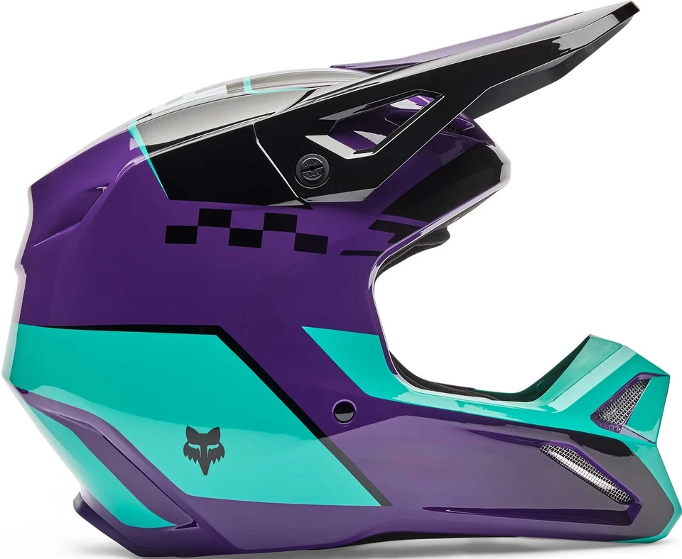 Fox Racing V1 Collect Helmet - Motocross Dirt Bike Offroad Adult - Image 4 of 4