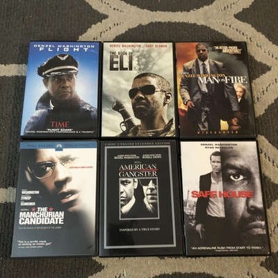 6 Denzel Washington DVD s