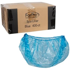 Durable 400-Count Blue Disposable Spa Liners - Perfect for High Volume Salons