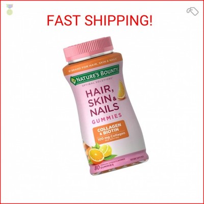 Nature's Bounty Optimal Solutions Hair, Skin & Nails with Biotin and Collagen, C
