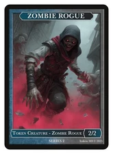 Zombie Rogue Token Givememana Tokens Series 2  Magic the Gathering MTG