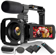 Video Camera Camcorder 4K for Youtube Vlogging Digital Camera IPS 48MP 16X Digit