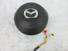 MAZDA 3  MAZDA3 2014-2015-2016 Airbag CHROME LOGO 100% LEFT Steering wheel OEM