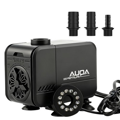 LED-Licht TauchpumpeTeichpumpe Springbrunnen Wasserpumpe Aquariumpump 240V