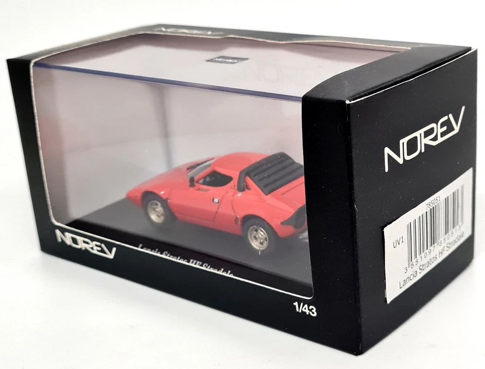Norev 1/43 - Lancia Stratos HF Stradale rojo diecast modelo de coche a escala Foto 2 de 4