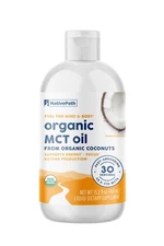 NativePath Organic MCT Oil C8 C10 – Keto Friendly Brain & Body Fuel – 30