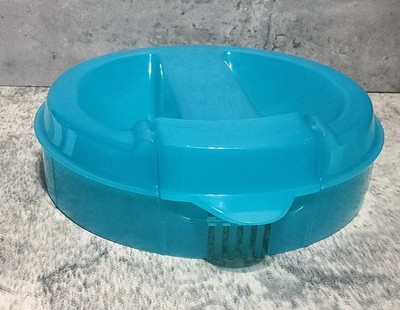 Vintage Mr Coffee Iced Tea Maker TM3.5 Replacement Lid Teal Blue Basket Part