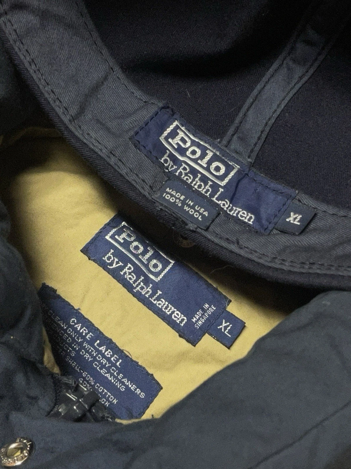 90s Polo Ralph Lauren Downhill Suicide Ski PARKA & LONG BILL USA MADE XL (READ) - product detail image 3