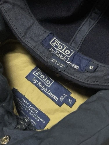 90s Polo Ralph Lauren Downhill Suicide Ski PARKA & LONG BILL USA MADE XL (READ) image 3