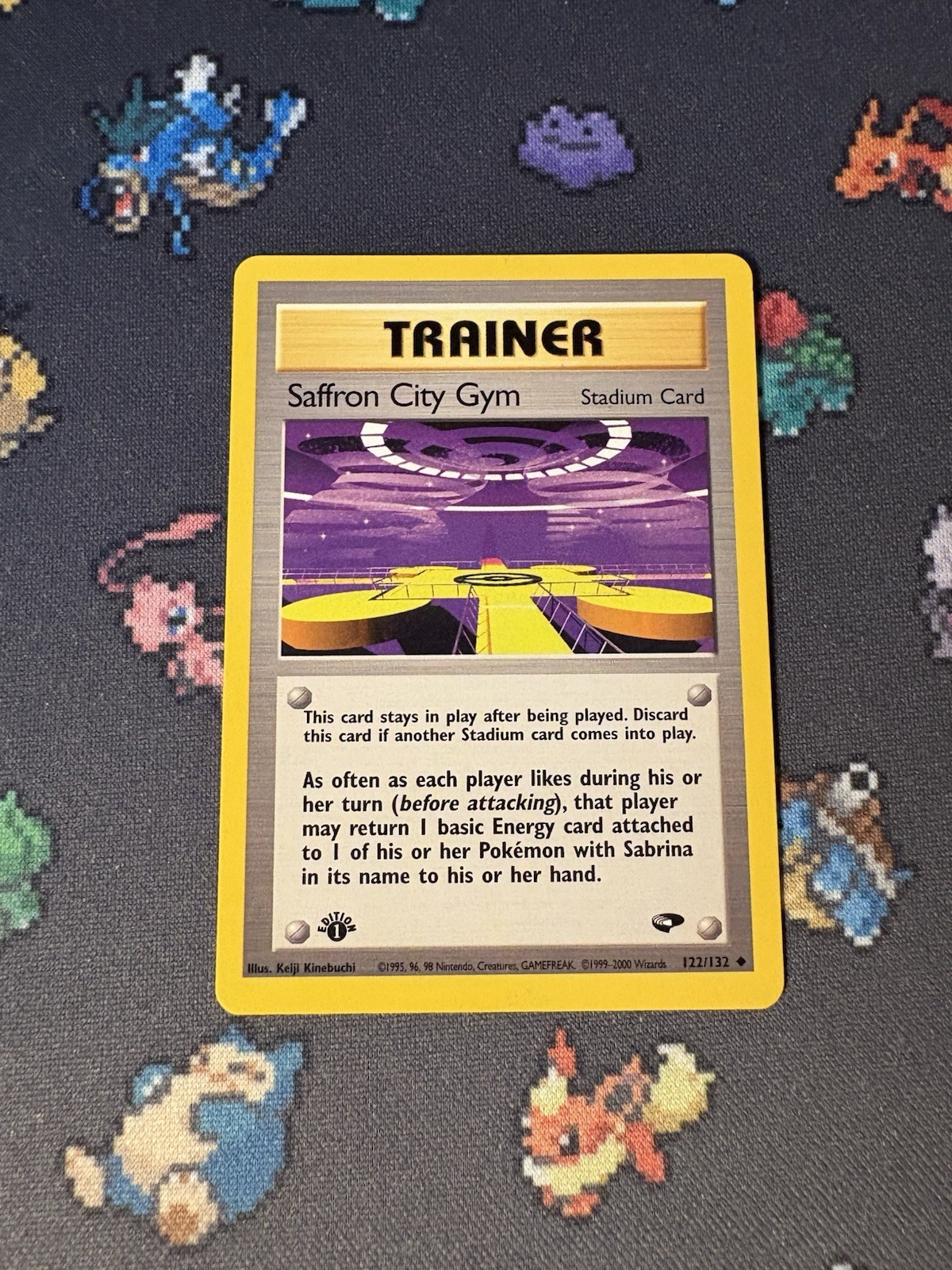 Pokémon Cards Saffron City Gym 122/132 Gym Challenge FIRST EDITION - (NM)