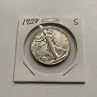 1928 S 50C Walking Liberty Half Dollar Exact Coin Shown ￼