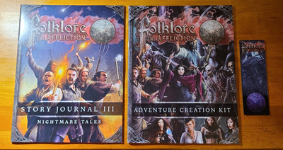 Folklore The Affliction Adventure Creation Kit, Story, & Bookmark
