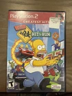 UNTESTED PS2 Simpsons Hit and Run CIB Greatest Hits NTSC Playstation 2 Authentic