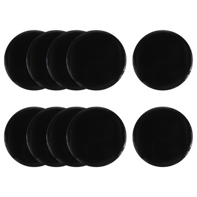 10 Pcs Round Anti-Slip Mat, 1.34'' Diameter Phone Grip Pad, Black