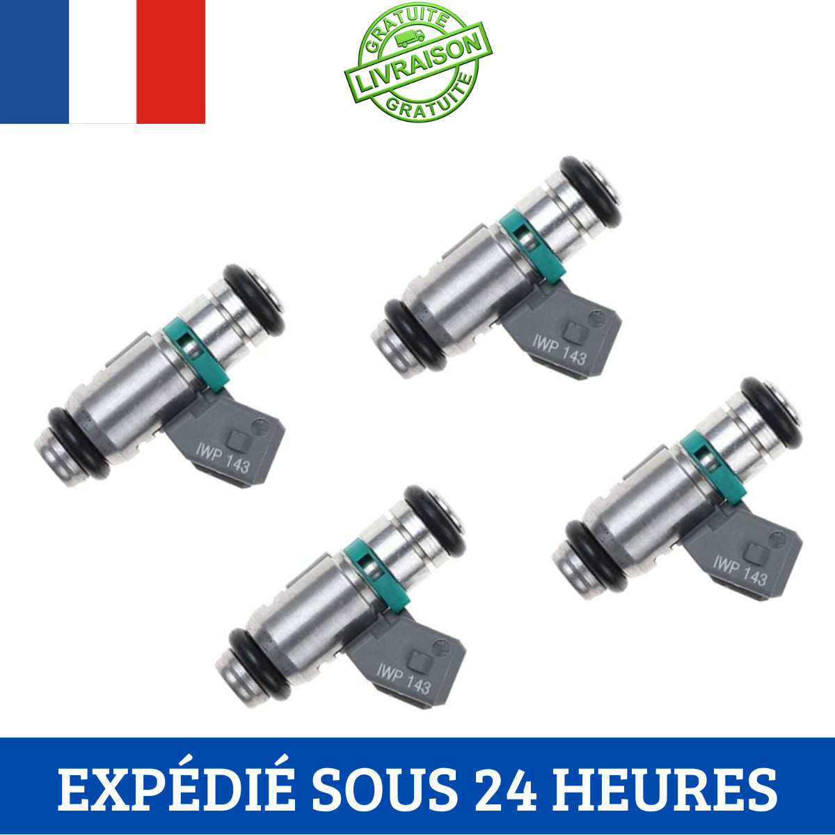 Injecteurs IWP143 essence 1.4 1.6 Renault Clio Megane Scenic Kangoo