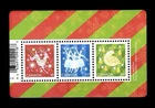 Canada MNH #3199 Christmas - Shiny And Bright Souvenir Sheet Of 3 Stamps  - 2019