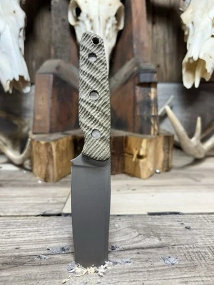 LUCAS CARROLL'S CUSTOM SCALES Vosteed Mink XL Micarta Handles BLEMISHED