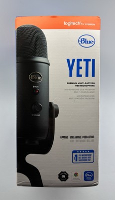 Blue Yeti USB Mic Recording Streaming PC Mac Blue VOCE Effects 4 Pickup Patterns