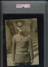 1918 Type 1 photo of Cubs HOF'er Johnny Evers before heading to WW1