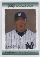2003 Playoff Portraits All-Star Fanfest Green Hideki Matsui #88 7v7