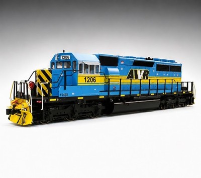 Custom HO scale SD40 AWVR 1206 from  Unstoppable  *Built to order*