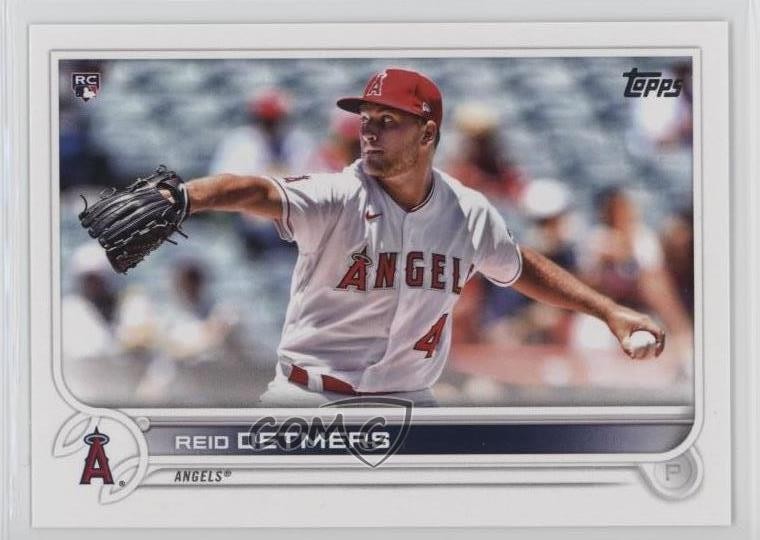 2022 Topps Series 1 Advanced Stats Back 55/300 Reid Detmers #201 14ma