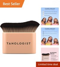 Custom Face Body Self-Tanner Brush - Achieve Radiant Tan, Cruelty-Free