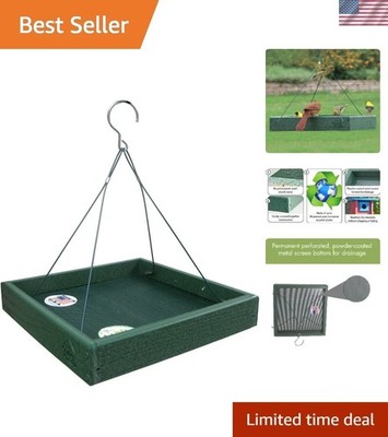 Going Green Bird Feeder Model GGPLAT - Durable & Rat Resistant Platform Feeding