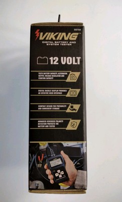 Viking 12 Volt Digital Battery System Tester Analyzer Lead Acid