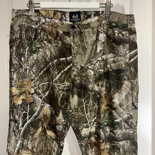 REALTREE Pants Men 36/38 Camoflauge Hunting Outdoors Combat Cargo Summer - Picture 2 of 14