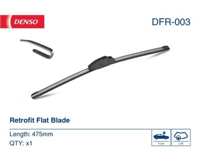 Wischblatt Scheibenwischer DENSO DFR-003 für OPEL VW SKODA FORD NP300 NAVARA 1J2