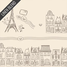 Belle Paris Linen in Vintage | Mademoiselle | Art Gallery